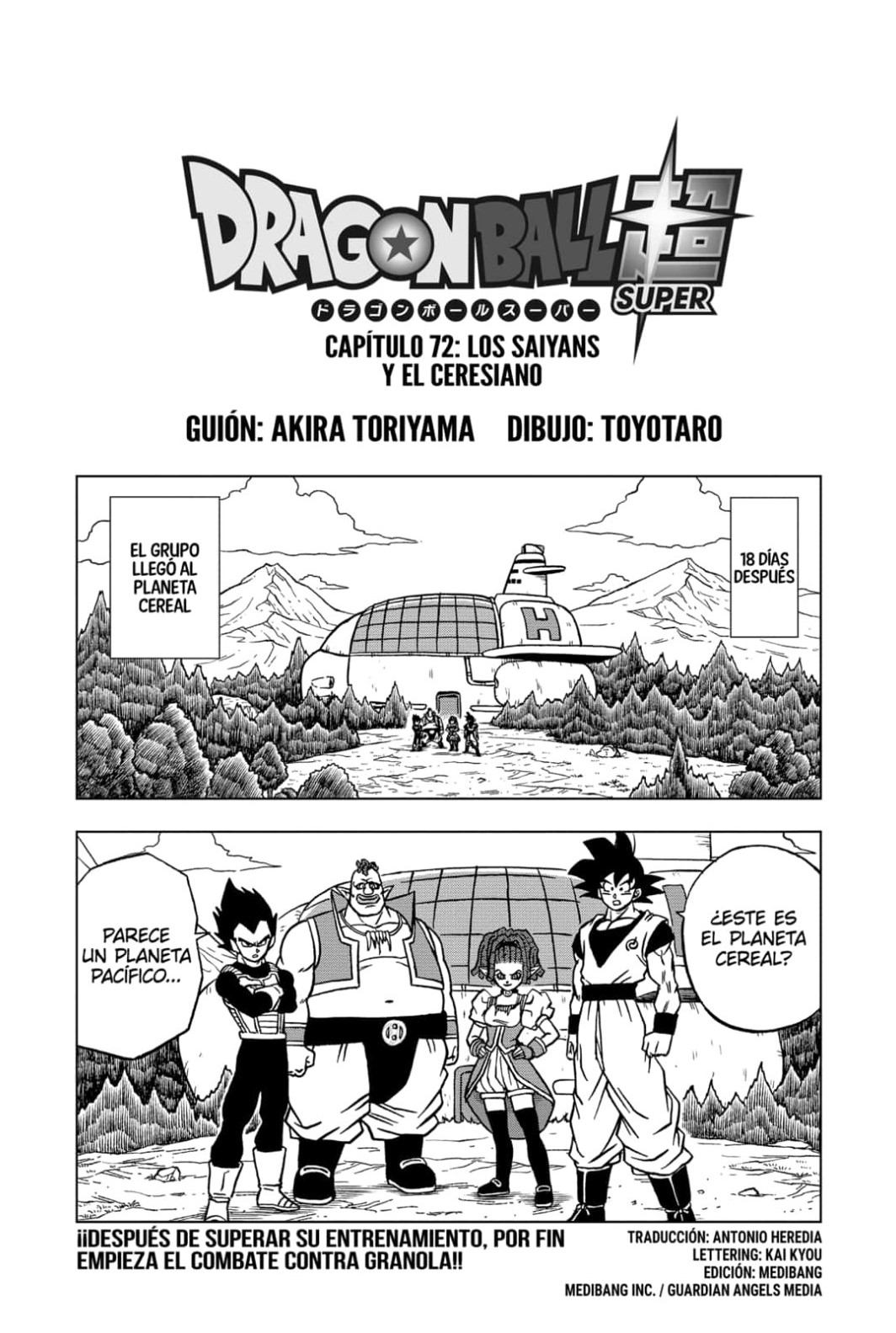 Dragon Ball Super Manga 72 Español Completo