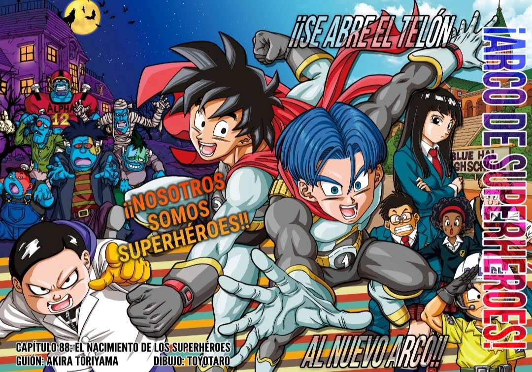 Dragon Ball Super MANGA 88 ESPAÑOL  GOTEN Y TRUNKS SUPER HÉROES X1 Y X2!  NUEVA SAGA 2023! - BiliBili
