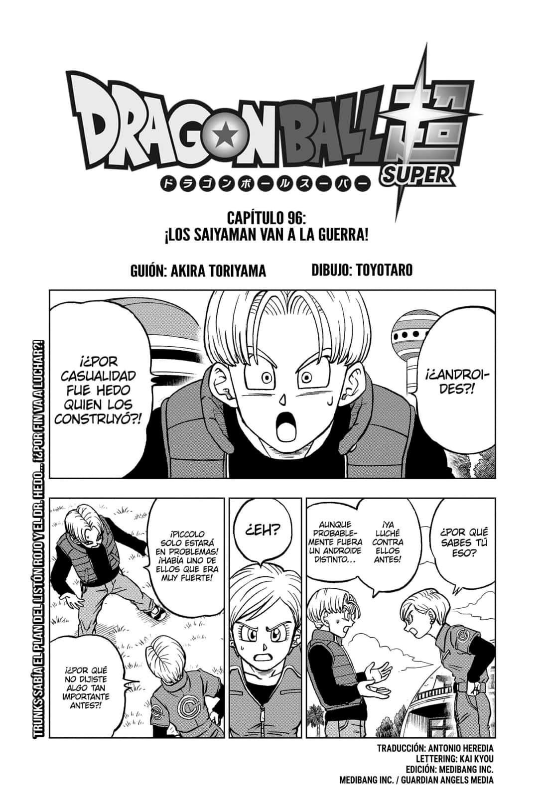 Manga Dragon Ball Super – rozdział 96 w Manga Plus - Dragon Ball Nao
